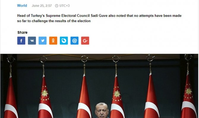 Dünya basınında Türkiye seçimleri