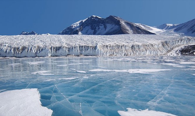 Buzulların altında volkanik keşif