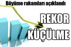 2009 UN İLK ÇEYREĞİNDE TÜRKİYE YÜZDE 13. 8 KÜÇÜLDÜ