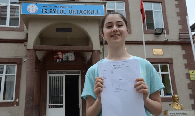 Ordulu LGS birincisi başarısının sırrını açıkladı