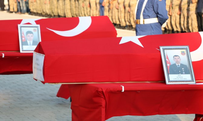 Erdoğan şehit ailelerine başsağlığı diledi