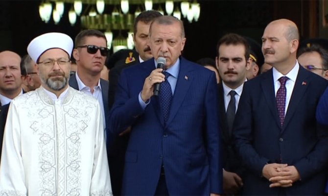 Erdoğan terörle mücadelede kararlılık mesajı verdi