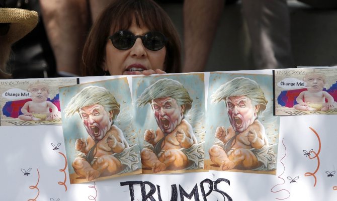 ABD’de Trump karşıtı gösterilerde 30 kişi gözaltına alındı