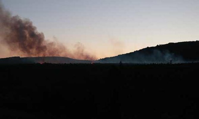 Kahramanmaraş'tan Hatay'daki orman yangınına müdahele