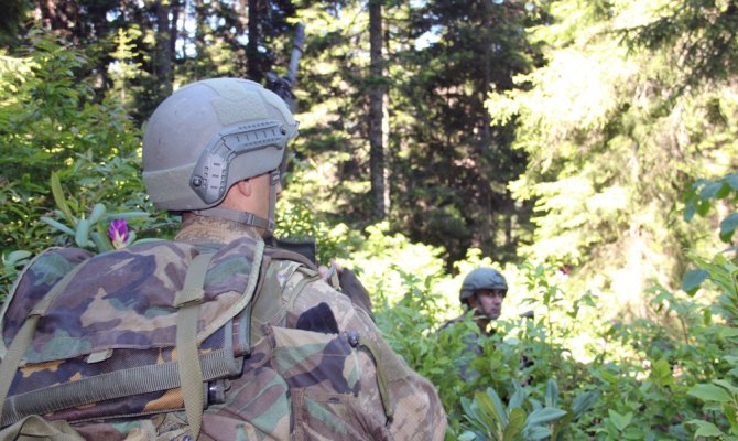 Giresun’da teröristlerle sıcak temas sağlandı