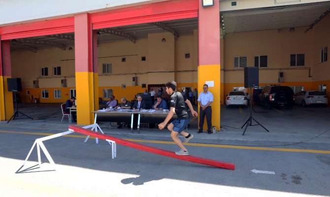 Survivor parkuru değil, itfaiye sınavı parkuru