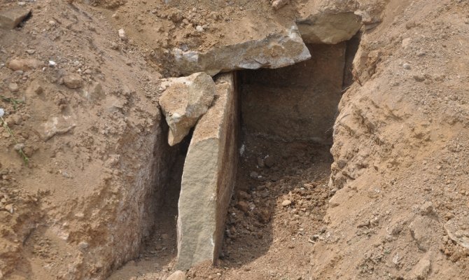 Yol çalışmasında ortaya çıktı: Bin 800 yıllık !