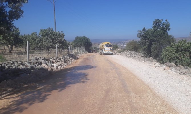 Eğrice Yoluna Filler Serimi Yapılıyor