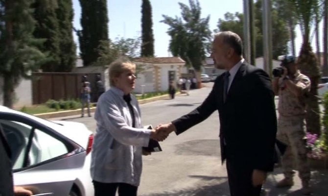 Akıncı Lute’yle bir araya geldi