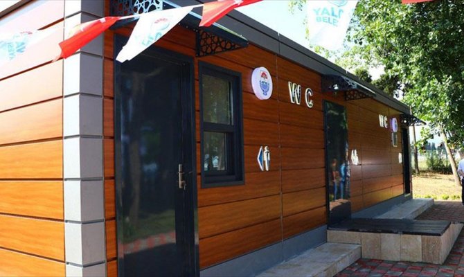 Yalova'da "193 bin liralık tuvalet" tahrip edildi
