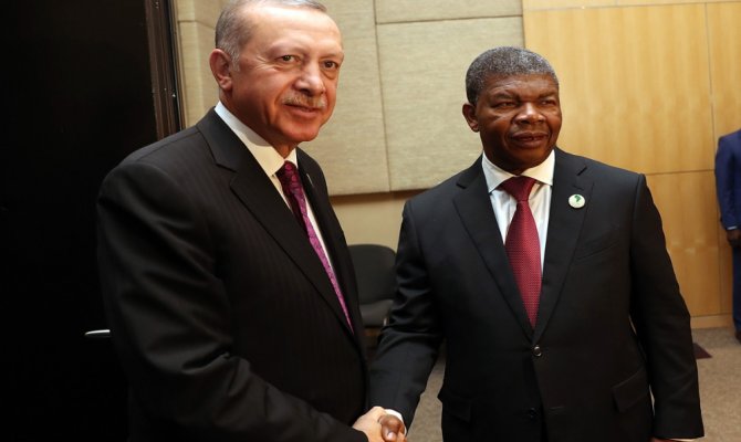 Cumhurbaşkanı Erdoğan Togo ve Angola Cumhurbaşkanları ile görüştü