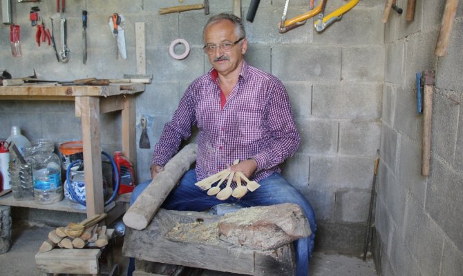 Dededen toruna 5 kuşaktır şimşir kaşık üretiyorlar
