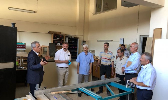 KSÜ Rektörü Can, Çiftlikleri Gezdi