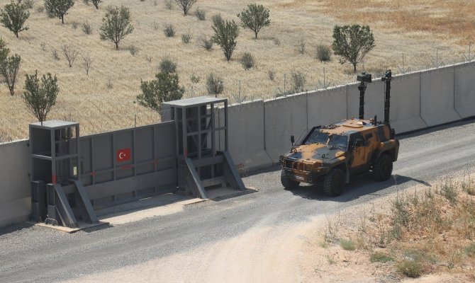 Suriye sınırına yapılan duvarlarda sona gelindi