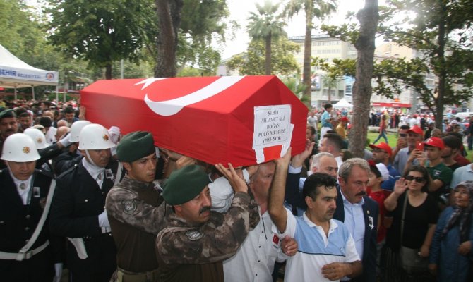 Denizli şehidini uğurladı