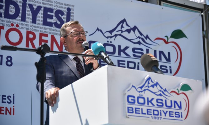 Göksun'da  5 Tesis Toplu Açılış Töreni İle Hizmete Girdi