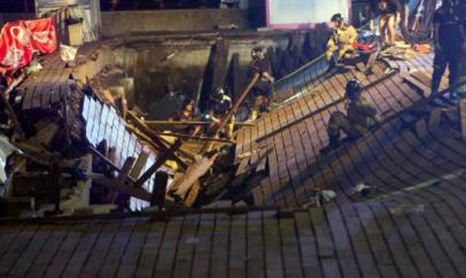Müzik festivalinde platform çöktü: 266 yaralı
