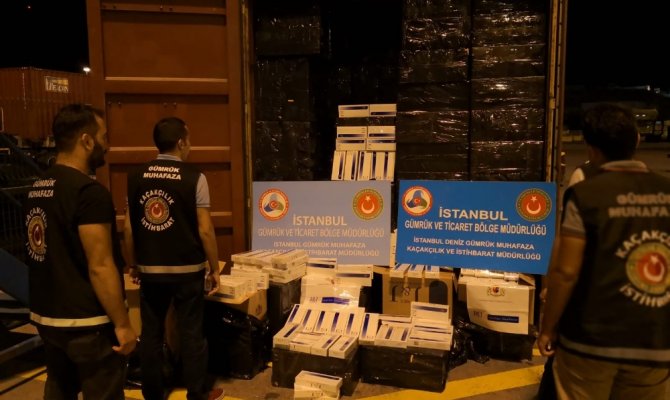 Kaçakçılara dev darbe: 5 milyon lira değerinde