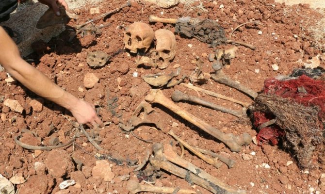 Halep’te toplu mezar bulundu