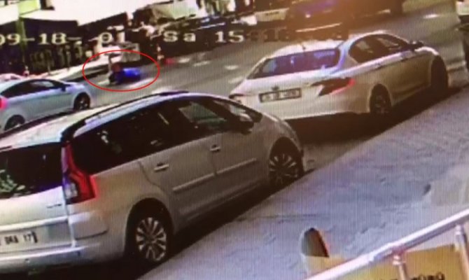 Eski MHP milletvekili Özcan Yeniçeri'ye arabanın çarpma anı kamerada