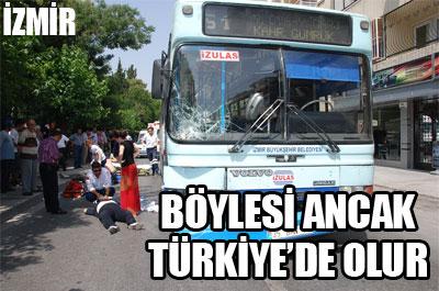 Belediye otobüs şoförü ehliyetsiz çıktı