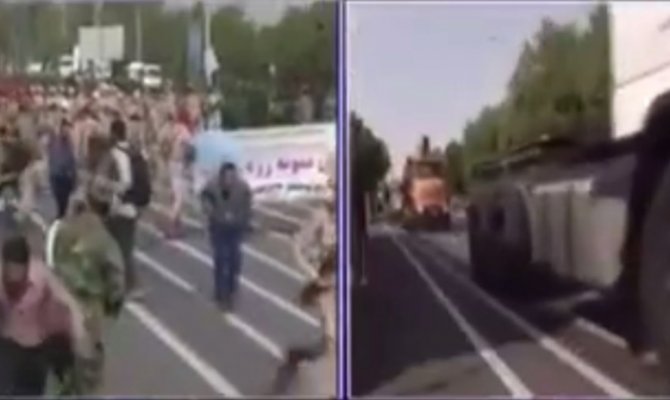 İran’daki terör saldırısı kamerada