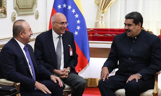 Çavuşoğlu-Maduro görüşmesine Diriliş Ertuğrul damgası