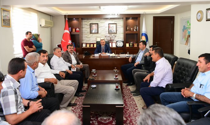 Başkan Erkoç’tan Çağlayancerit Belediyesine Ziyaret