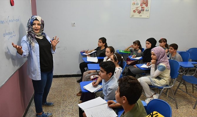 Kerkük'te Türkçe eğitim veren okullara yoğun ilgi