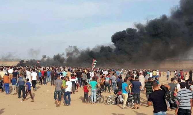 Gazze sınırında 2 kişi şehit oldu