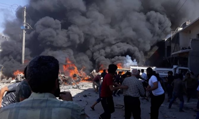 Azez’de patlama: 4 ölü