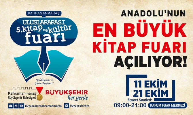 Kahramanmaraş'ta Yazarlar Söyleşi Yapacak