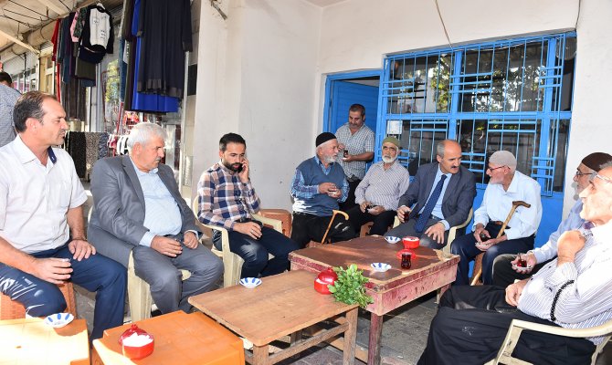 Başkan Okay, Esnafla Bir Araya Geldi