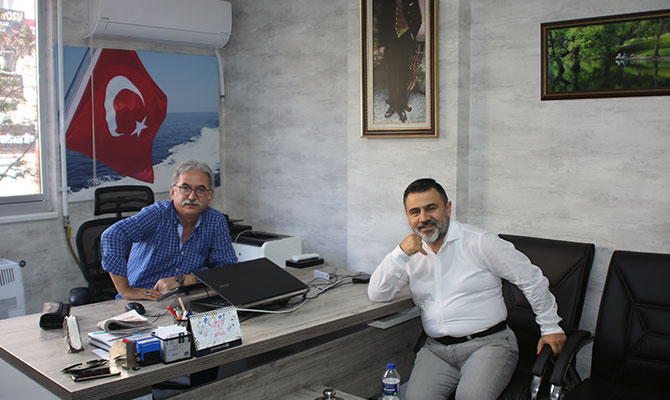 Yazar Mehmet Uluğtürkan’dan ziyaret