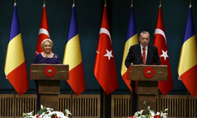 Erdoğan-Dancila ortak basın toplantısı 