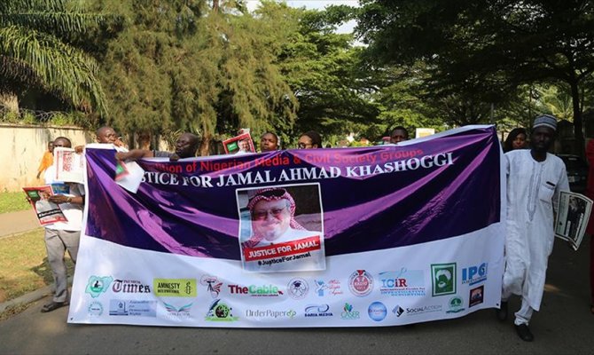 Nijerya'da Kaşıkçı için adalet yürüyüşü