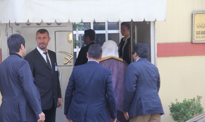 Suudi Başsavcı konsolosluğa geldi