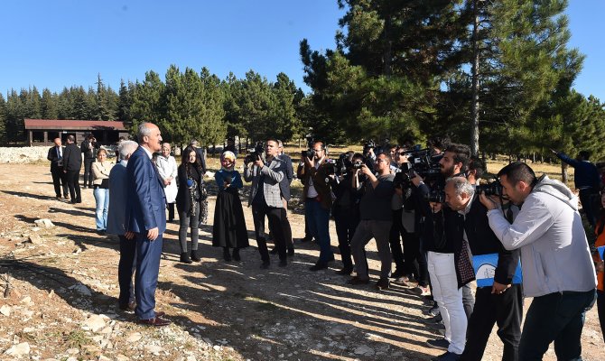 Başkan Okay A Tipi Mesire Alanını Basına Tanıttı