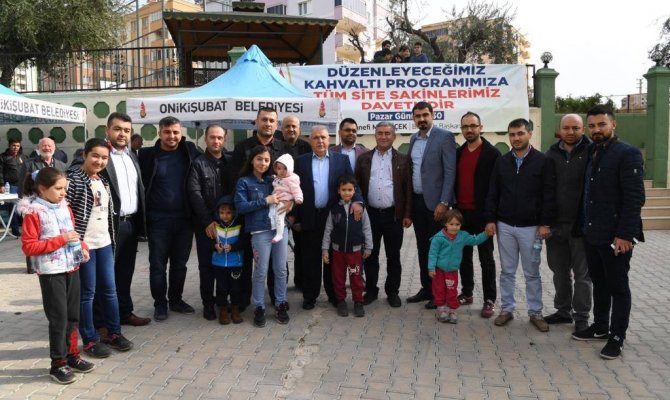 Onikişubat Belediyesi komşuları bir araya getirdi