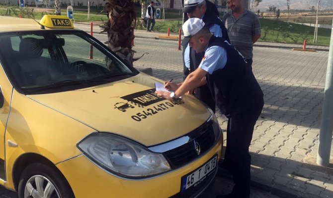 Kahramanmaraş’ta ticari taksiler denetlendi