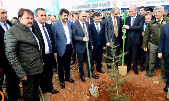 On Binlerce Fidan Toprakla Buluştu