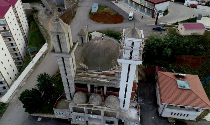Kiliseye benzetilmişti: Yapımına yeniden başlandı