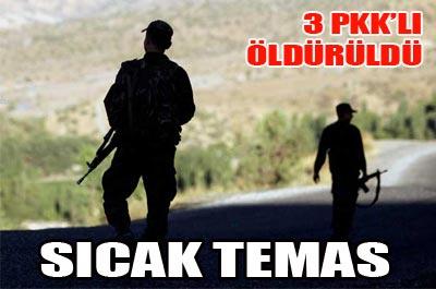 Gümüşhanede sıcak temas