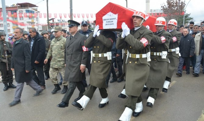 Elbistanlı er Hulusi Demirci, son yolculuğuna uğurlandı