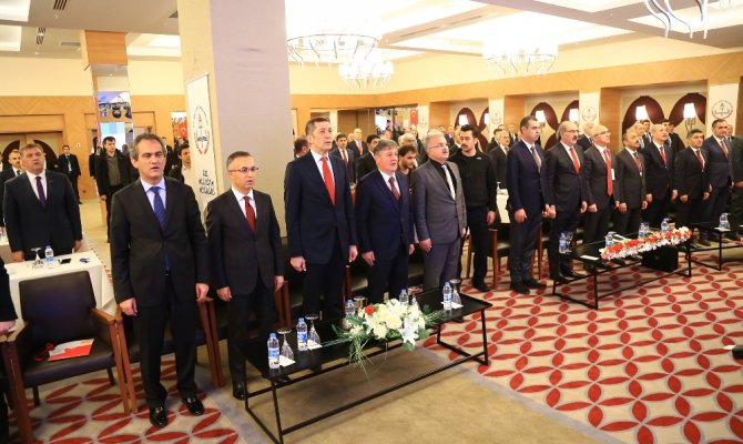 81 ilin Milli Eğitim Müdürü ile bir araya geldi