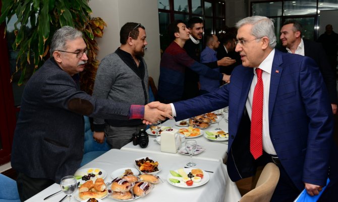 KSÜ Rektörü Niyazi Can, Basın Mensuplarıyla Bir Araya Geldi