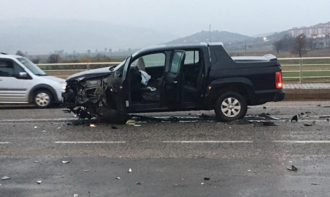 Kahramanmaraş’ta zincirleme kaza: 4 yaralı