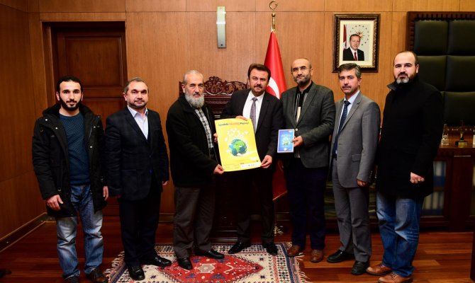 Ufka Yolculuk Ekibi  Başkan Erkoç'u Ziyareti etti