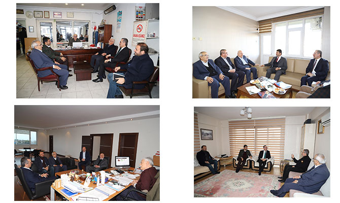 Ak Parti adayı Güngör Belediye eski Başkanlarını ziyaret etti