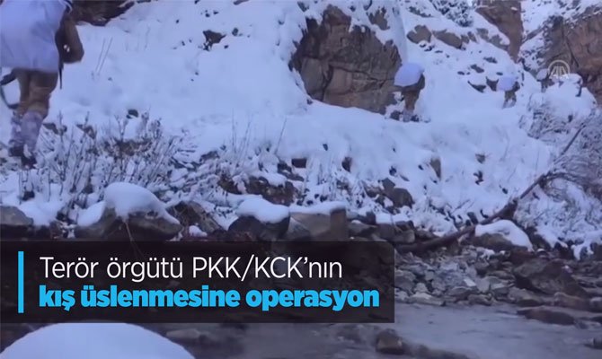 Terör örgütü PKK'ya kışın dağda barınma yok